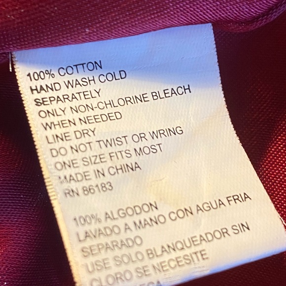 Hat Red/Burgundyish Velvet Bucket Style from my Vintage 2000’s Hat Collection. - Picture 5 of 9